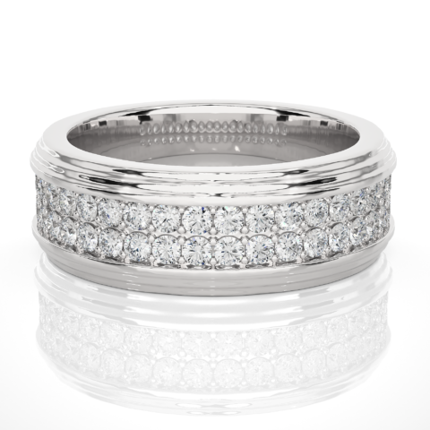 Trinity Edge Men's Diamond Ring